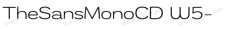 TheSansMonoCD W5字体转换 TheSansMonoCD W5字体转换